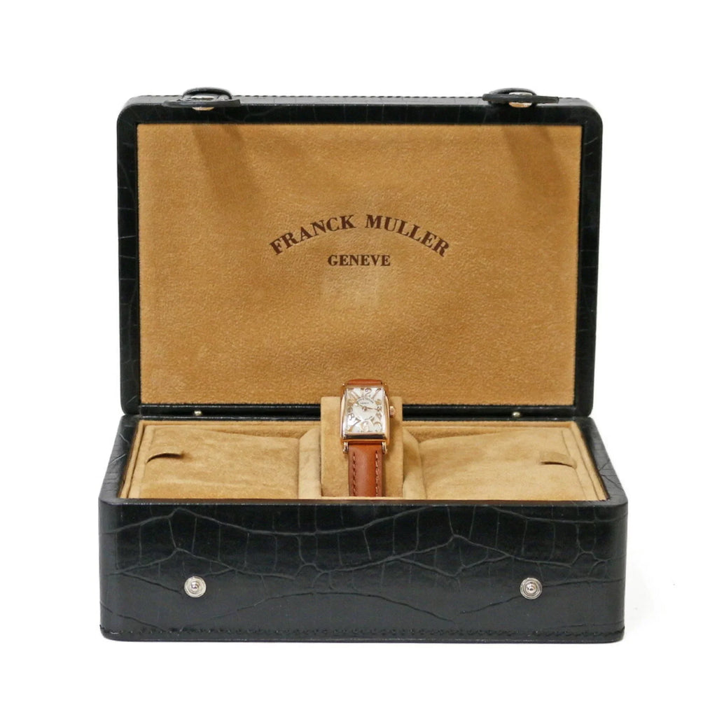 MOP2 (Good) K18PG Watch Island Long Pre-Owned MULLER 802 Franck FRANCK Ladies Muller