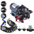 Yacht BENTISM for Coiled 25 Automatic GPM Foot Rv Hose 70 5.3 PSI Marine Pump RV Diaphragm Caravan Pump Per Boats liquid Washdown liquid Minute Gallons with 5.5 Pumps Pump 12V
