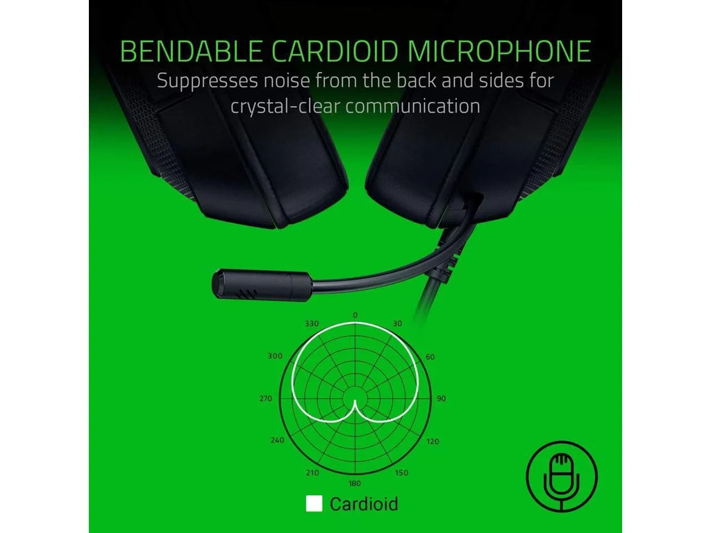 Xbox, Switch Cardioid Capable Surround Lightweight Lite Microphone Sound 7.1 Razer X - Ultralight Classic PS4, Frame Gaming Nintendo PC, for Bendable Kraken Headset: Black