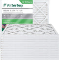 Pleated 8 Filterbuy 14x14x1 Furnace HVAC (12-Pack) AC Filters MERV Air