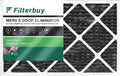 16x24x1 AC Filters Activated Odor (1-Pack) Filterbuy HVAC 8 Furnace with Carbon Eliminator MERV Pleated Air