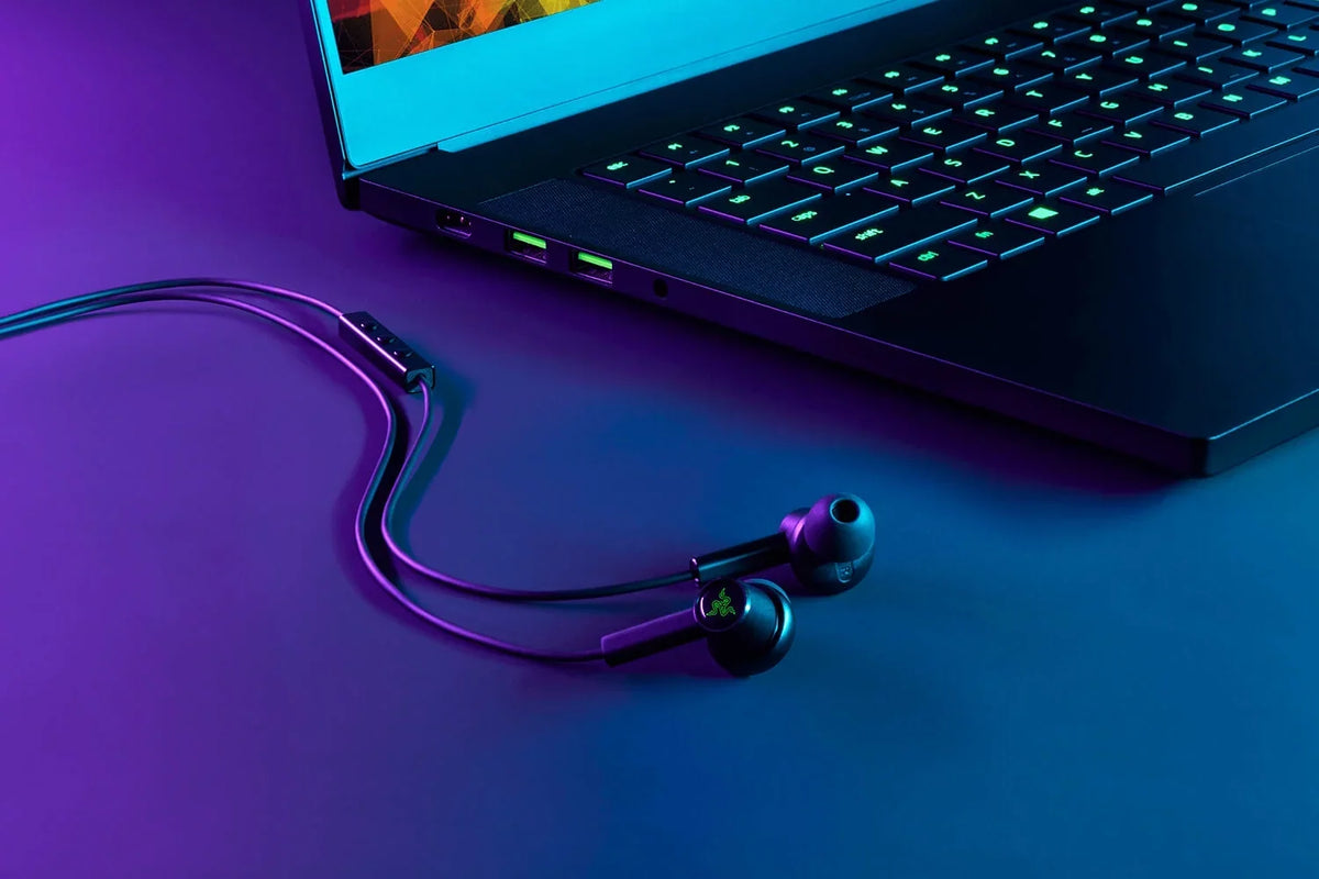 Headphones Gaming Dual Driver In-Ears Black Duo Hammerhead Razer