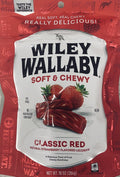 Wallaby Classic 10 Chewy Red Oz Bag Australian & Wiley Soft Licorice STRAWBERRY