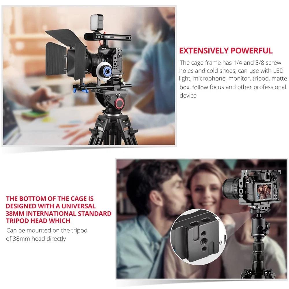 Shoe Cage with Aluminum Andoer + Mount Handle Alloy Kit Z6/Z7 Camera DSLR Camera Cold Nikon with C15-B Compatible