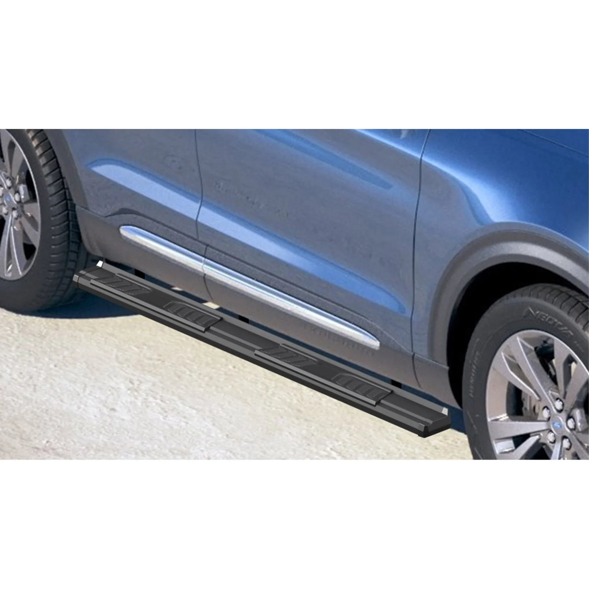 Series Step Explorer Finish 4-Door OE Black Side Running SUV + Area Board-S Steel design Step 2020-2022 PE Carbon