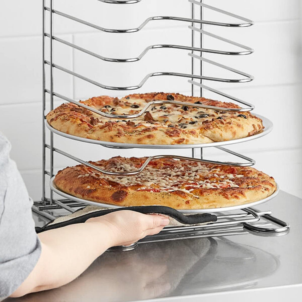 Tray Kitchen Tray Tray Home Pizza Baking Round Pizzeria 13” Aluminum for Bakeware Pizza 6 Round Restaurants & design Pan - Coupe TrueCraftware- Pizza Set Pan Baking of Tray