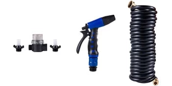 Yacht BENTISM for Coiled 25 Automatic GPM Foot Rv Hose 70 5.3 PSI Marine Pump RV Diaphragm Caravan Pump Per Boats liquid Washdown liquid Minute Gallons with 5.5 Pumps Pump 12V