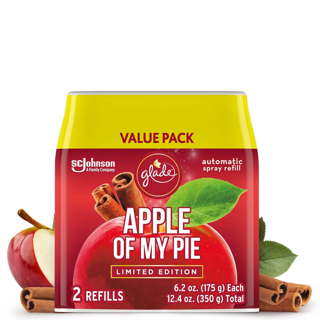 Pie, Air My And 6.2 For Spray 2 Refill, Freshener Of Glade Automatic Home Bathroom, Oz, Count