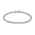 Classic 2.0 Color, Cttw (F-G Grown Gold 14K VS2-SI1 7.25" Tennis Diamond Lab Clarity) White Bracelet
