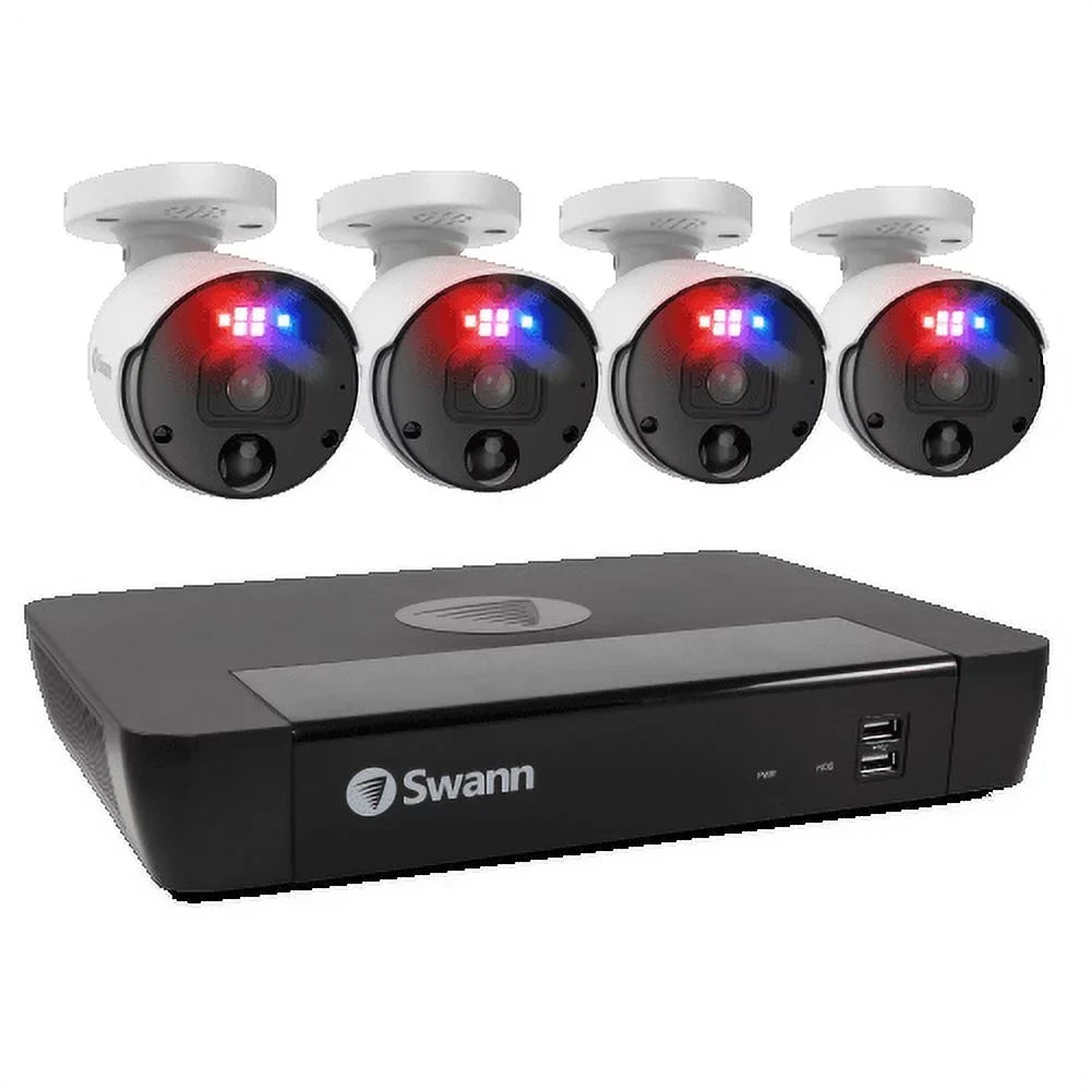 System Channel 8 4 - 12MP Camera Security NVR Swann SWNVK-890004 SwannForce