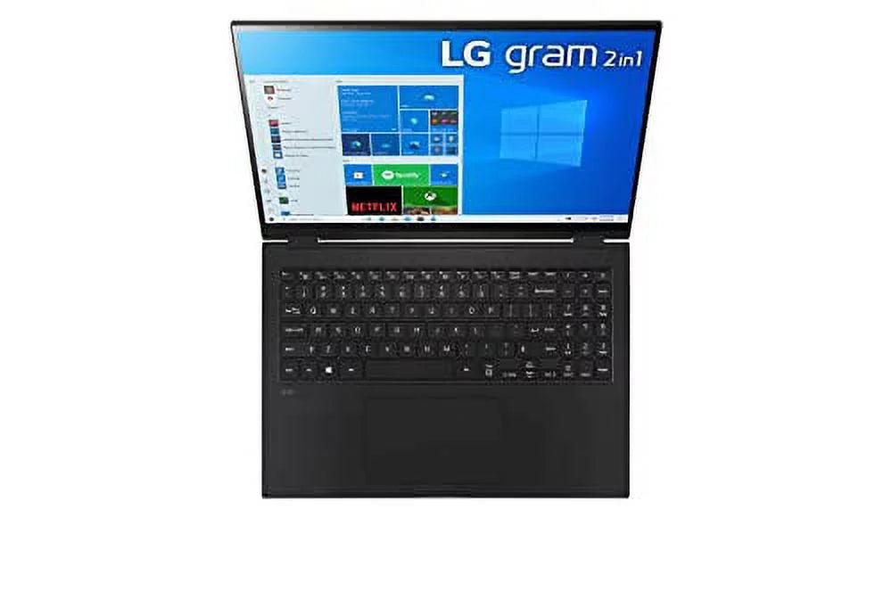 3TB(1+2TB) LG Fullday NVMe Laptop WiFi WQXGA Graphics Backlit Ultralight AX IPS USB Iris 2-in-1 Keyboard and Windows EVO Xe Touch 10 2023 SSD Battery LPDDR5 w/Pen 16GB RE Gram 16" i7-1260P