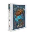 Puzzle (19x27 Jekyll and Family, Premium Jigsaw Made 500 for Turtle Nouveau Sea inches, USA) Adults Georgia, Island, in Art Piece