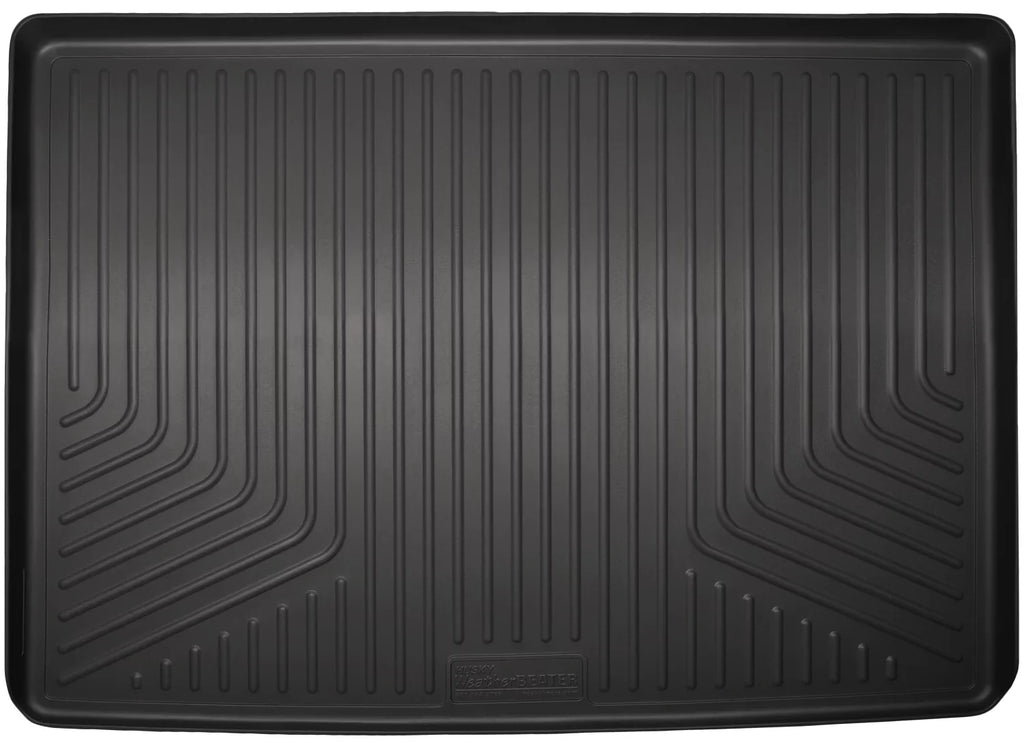Black Compatible RealTruck Yukon Chevrolet - 28221 Husky Liner by with Seat 2015-19 2015-19 2015-19 3rd Cadillac Suburban, Cargo Escalade XL Behind GMC ESV,