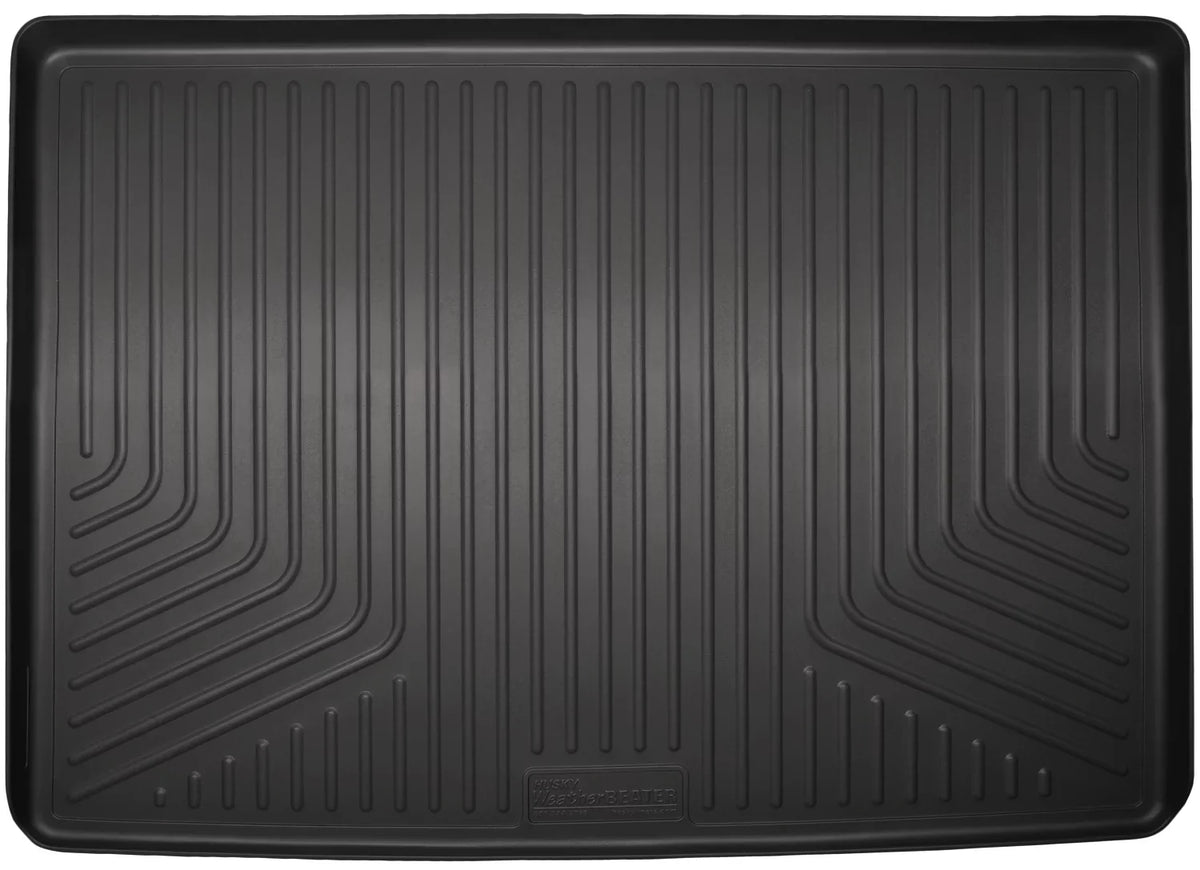 Black Compatible RealTruck Yukon Chevrolet - 28221 Husky Liner by with Seat 2015-19 2015-19 2015-19 3rd Cadillac Suburban, Cargo Escalade XL Behind GMC ESV,