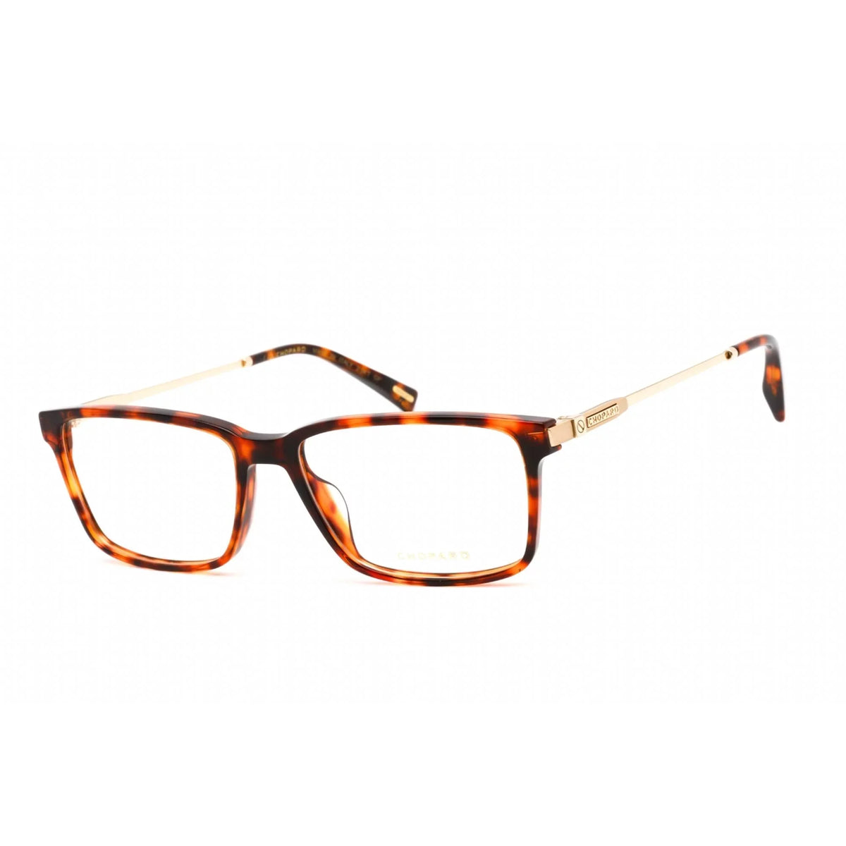 Havana Shiny VCH308 Eyeglasses Dark Plastic Chopard Men's 0722