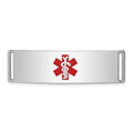Sterling for Plate W- Women(L- Bracelet for Auriga Silver Medical 12inch, Id inch 925 45mm)