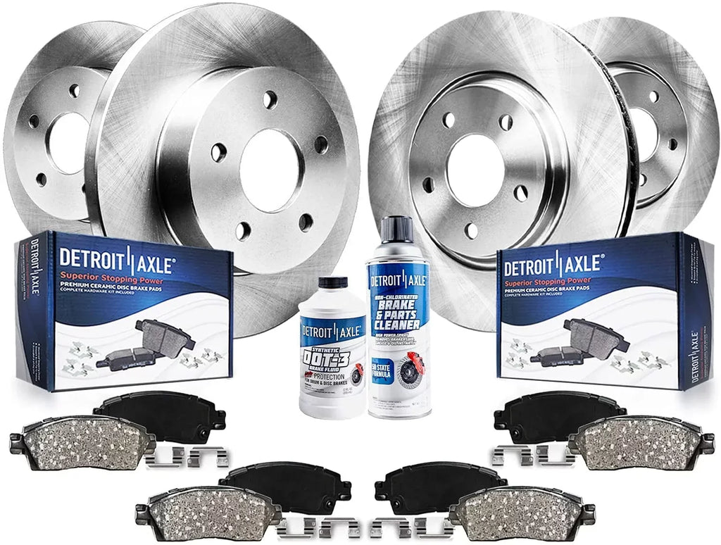 Rotors 11.81" Pads Brake Front Replacement Brakes 2016 MKZ Detroit - Fusion, Ceramic 2015 Rotor 2013-2016 11.89" Brake Kit 2013-2019 for and Rear and 2014 Axle 2013 : Lincoln