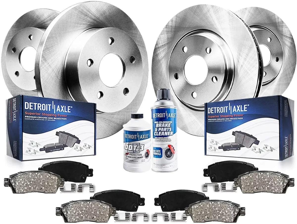 Rotors 11.81" Pads Brake Front Replacement Brakes 2016 MKZ Detroit - Fusion, Ceramic 2015 Rotor 2013-2016 11.89" Brake Kit 2013-2019 for and Rear and 2014 Axle 2013 : Lincoln