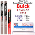 Envision Buick Wiper Beam 2018 (Set of w/Rear Wipers 3) Blade