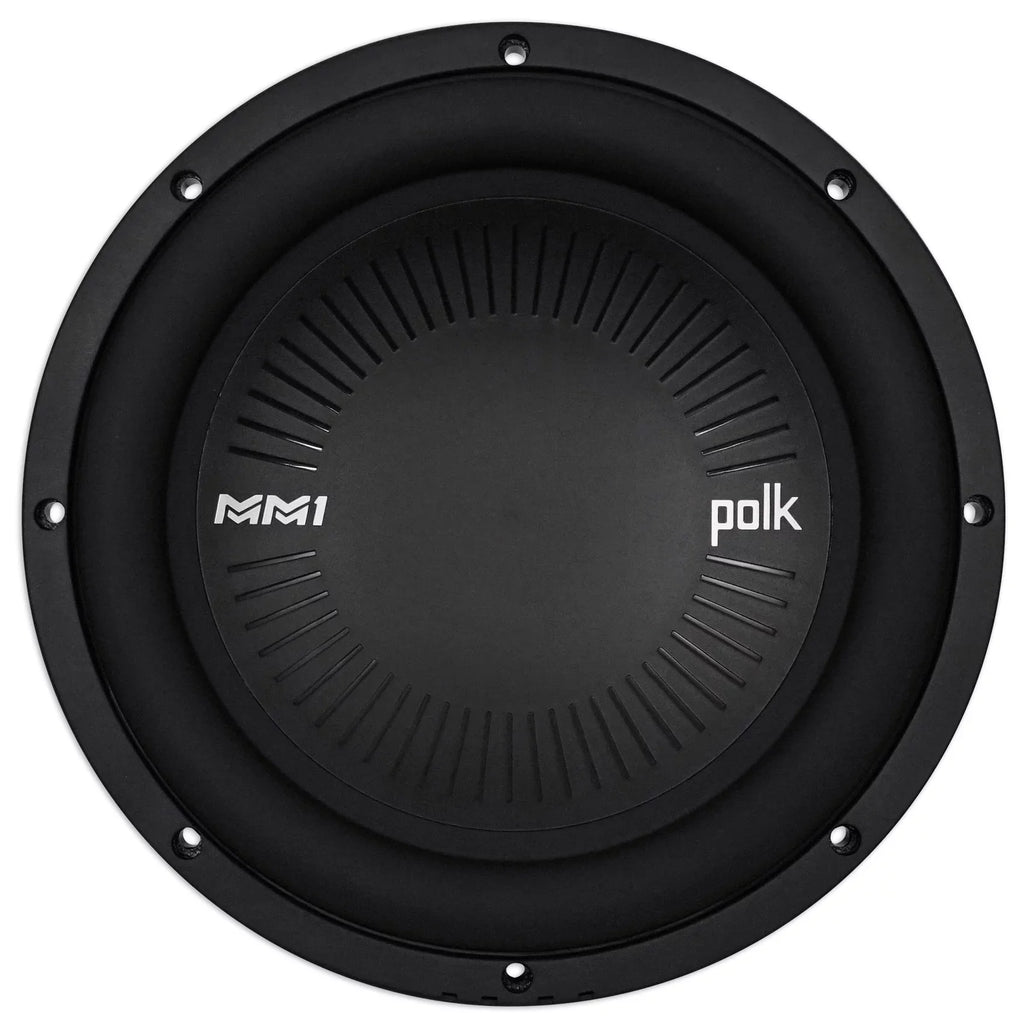 Subs+Crossover MM1042DVC Audio Audio 1200w Polk Subwoofers 10” (2) Car/Marine