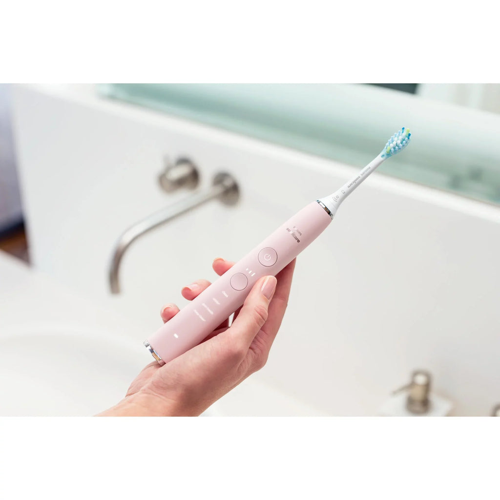 Toothbrush, Pink, Electric 9500 Philips Power Sonicare Rechargeable Smart HX9924/21 DiamondClean