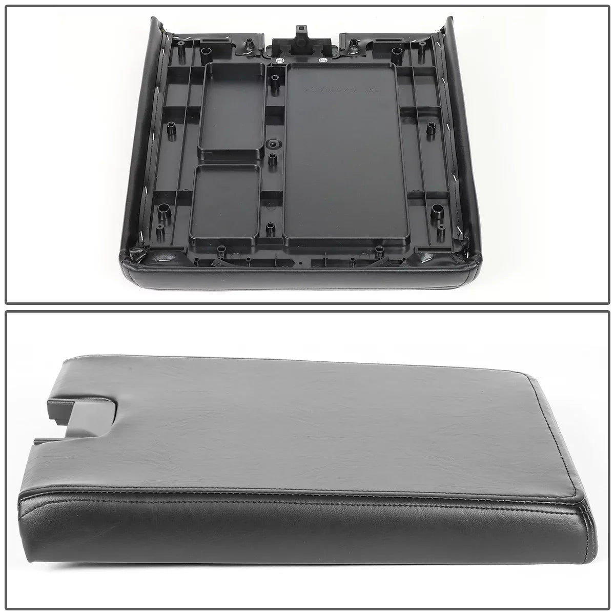 XL Tahoe Motoring Arm Top Lid Center Yukon to 3500 Black Console Escalade 1500 2007 Kit Silverado For GMC Sierra Chevy 2500 2014 Cadillac DNA GECS-003-BK Rest