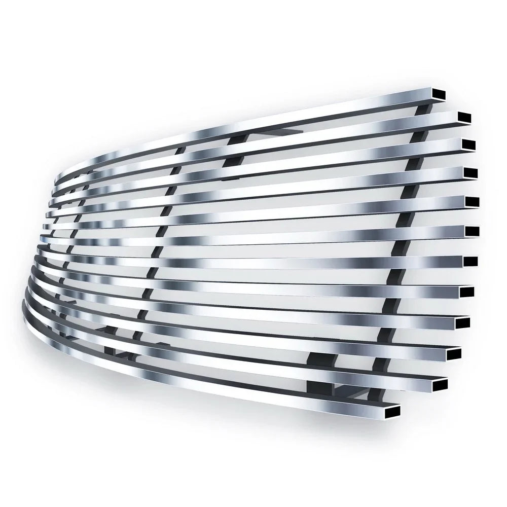 APS RAV4 with Steel Main Upper 2006-2008 N19-C06468T Stainless Compatible Horizontal Toyota Billet Grille Premium Silver