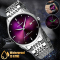 Quartz Men's Steel Waterproof Stainless Classic Luxury Wristwatch Luminous Watch
