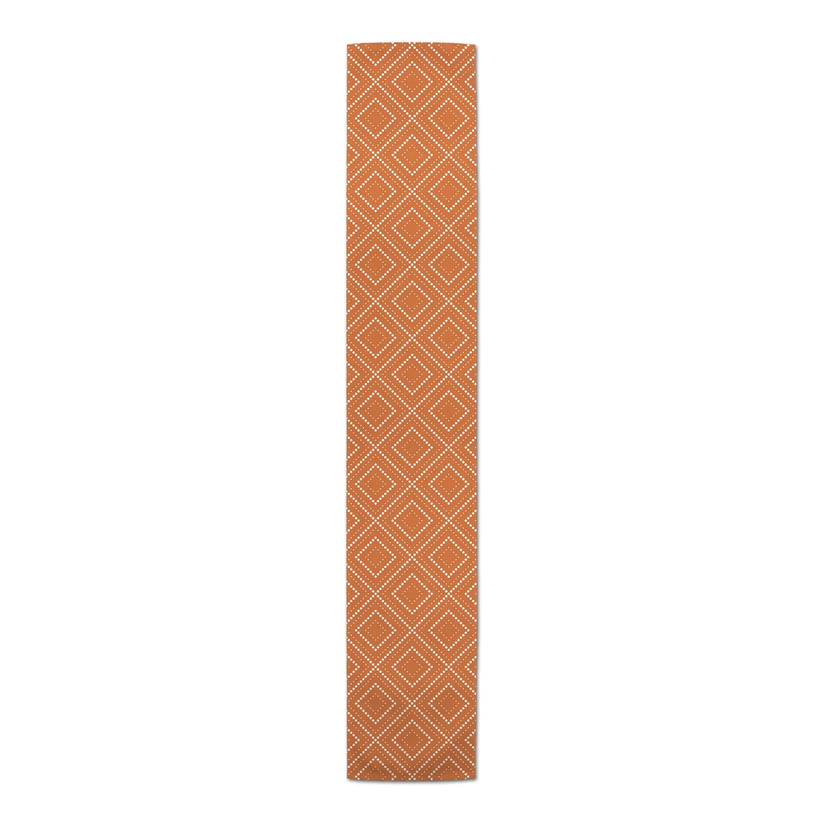 Creative 16x72 Products Runner Table Poly Orange Diamond Twill