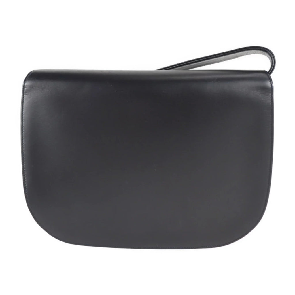 sapphire CARTIER line 2WAY dark (Good) bag leather navy clutch Pre-Owned shoulder calf Cartier