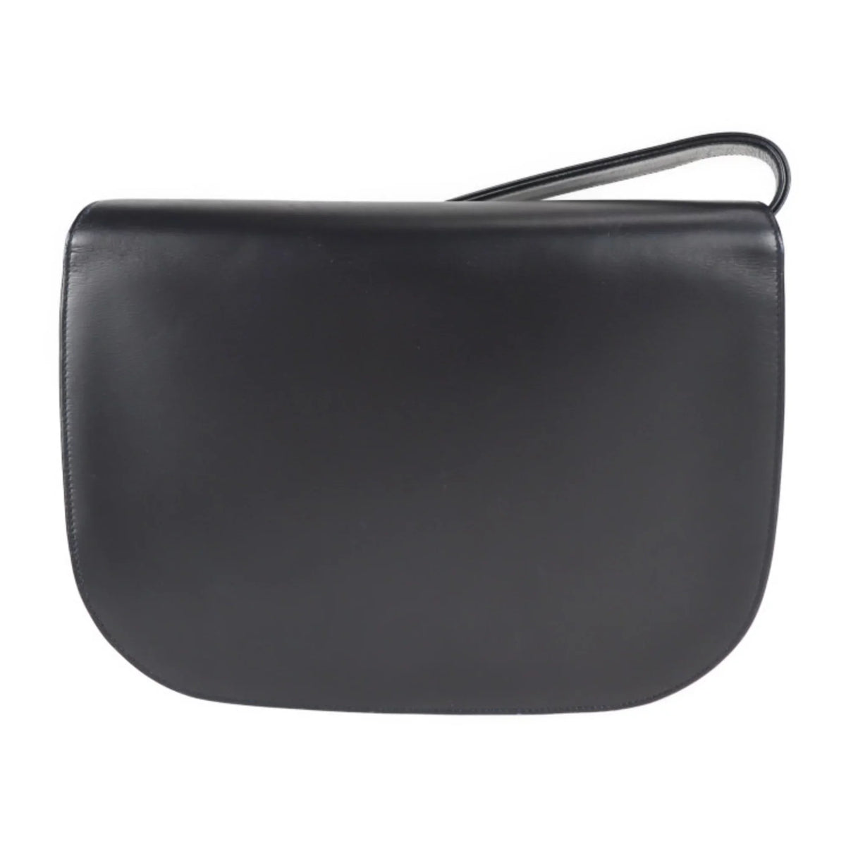 sapphire CARTIER line 2WAY dark (Good) bag leather navy clutch Pre-Owned shoulder calf Cartier