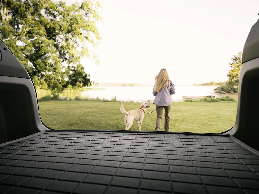CR-V Tray Black Protector, - Position Liner Trunk Protector 2023-2024 Cargo In with With WeatherTech Lowest Bumper Bumper Honda Cargo with compatible