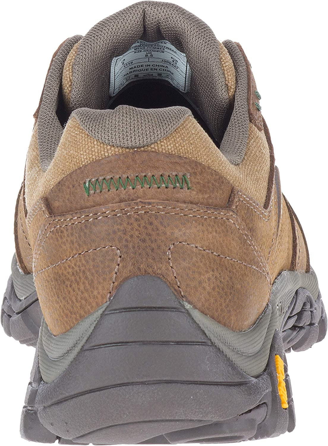 '- Adventure Earth Lace Mens Hiking Green Merrell Shoes - 9.5 Moab