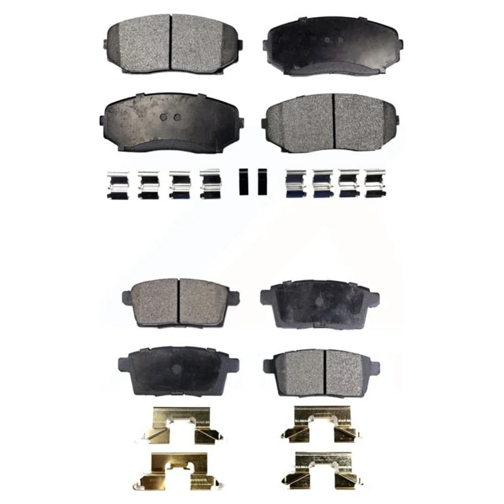 Mazda Edge Brake KPF-100094 CX-7 Semi-Metallic Lincoln Pads Kit Front Rear MKX For CX-9