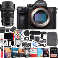 Sigma 50mm Suite Body DG Bundle Lens Full-frame Lens Mirrorless F1.4 a7R Interchangeable Gear and Kit with Deco (ILCE7RM3/B) E-mount Camera Microphone Editing 42.4MP ART Backpack III HSM