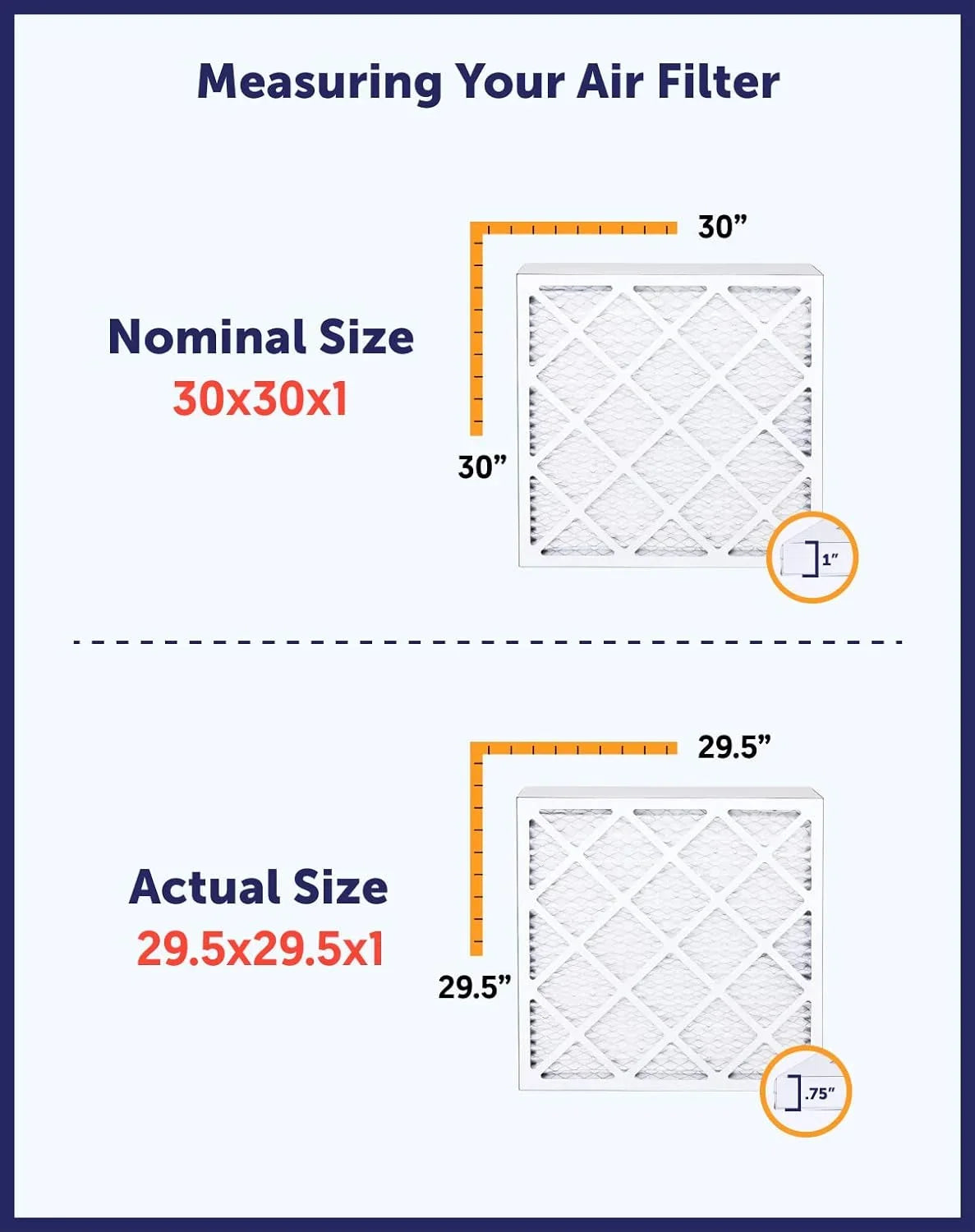 USA x MADE | HVAC Actual King .75" A/C 38x51.5x1a Air x | Pleated Filters | 8 dimension: Furnace 4-PACK 38 MERV Filter IN 51.5 | Filter