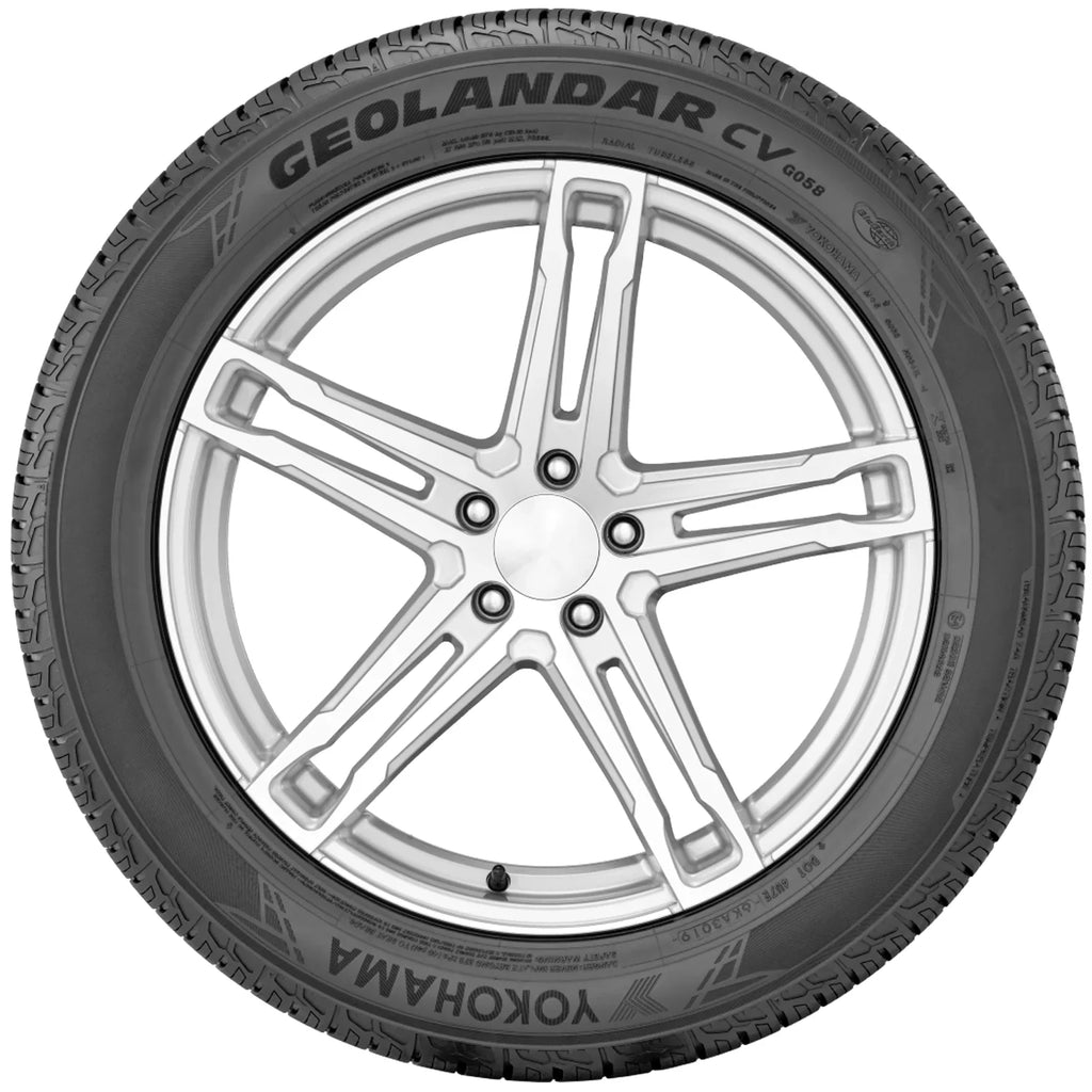 CV G058 Yokohama Season 107V 235/60R18XL BW Tire All Geolandar