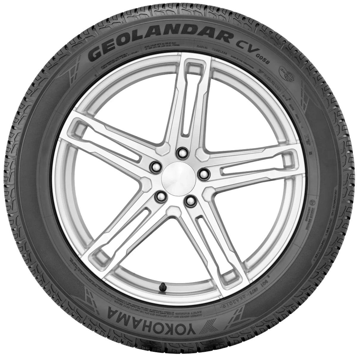 CV G058 Yokohama Season 107V 235/60R18XL BW Tire All Geolandar