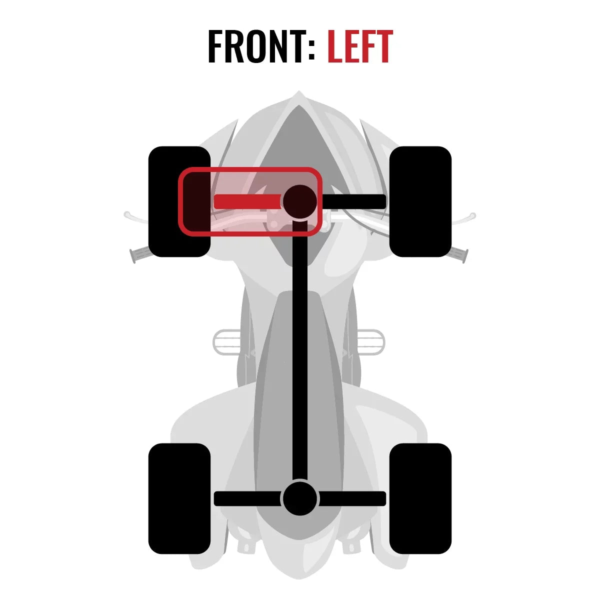 STD 4X4 Can-Am Axle DPS compatible Sixity - Front 800 Left Commander XT XT 2015 with