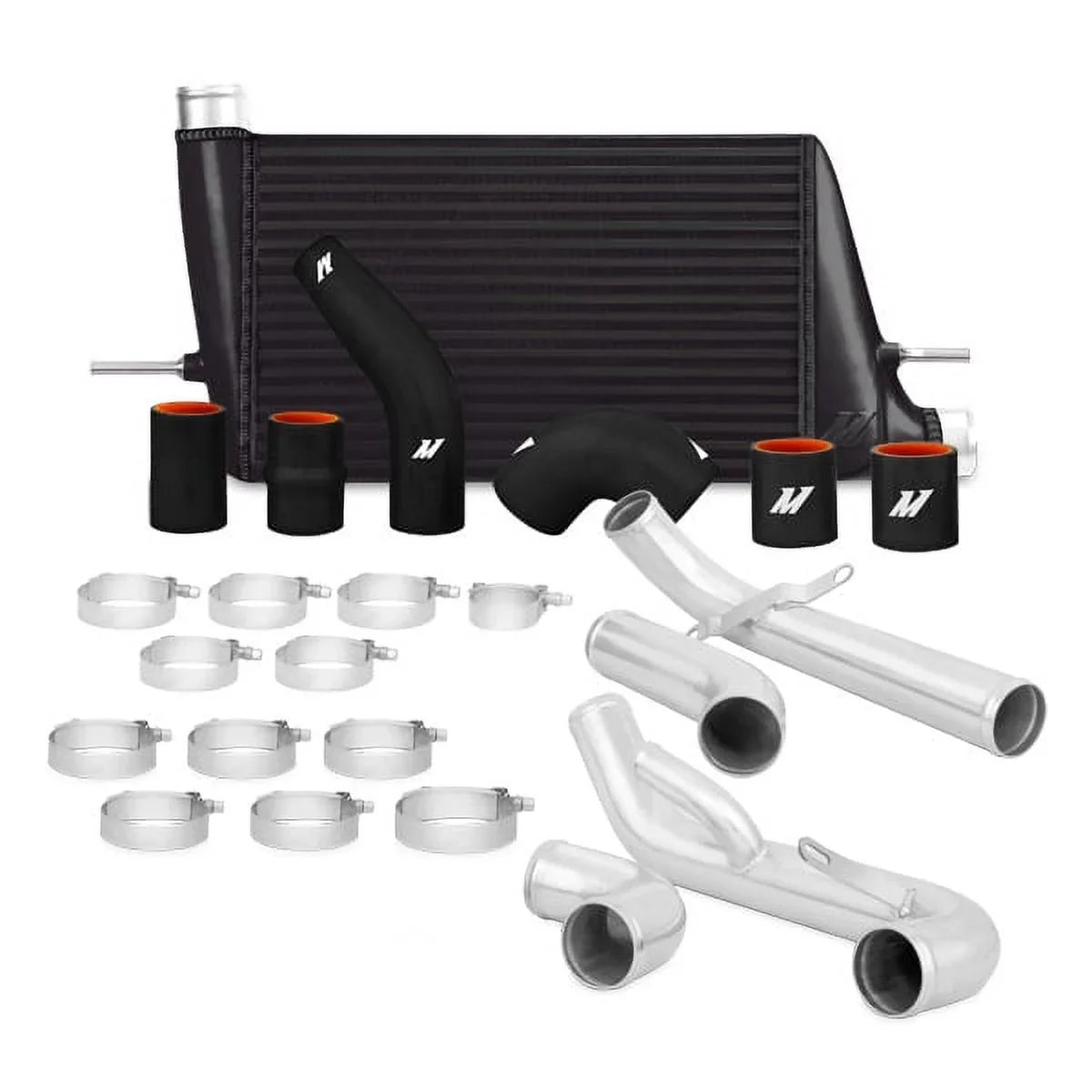 Mishimoto Intercooler X MMINT-EVO-10KBK Kit With 2008-2015 Performance Mitsubishi Evo Black Lancer Compatible