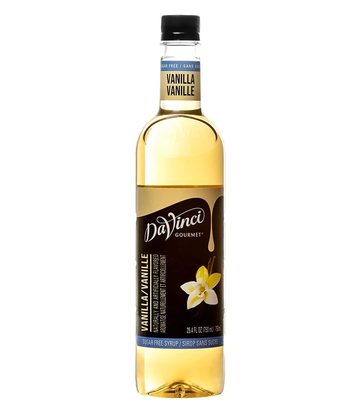 4) Ounce 25.5 Vanilla, Syrup, DaVinci of Bottle Sugar-Free Gourmet (Pack