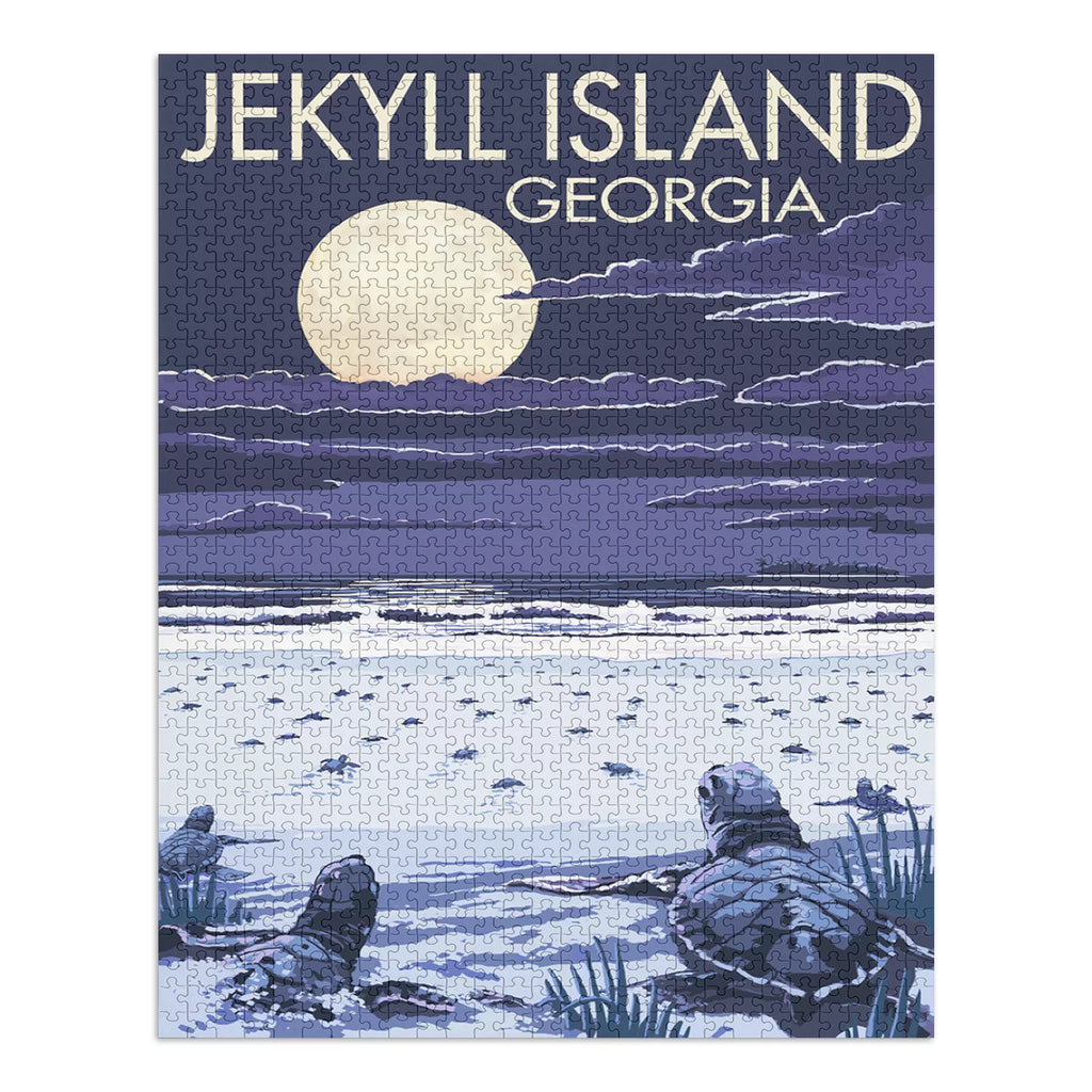 USA) (1000 Adults Jekyll Challenging in Made Hatching Georgia, and Jigsaw for Island, Family, 19x27, Puzzle, Turtles Puzzle dimension Piece