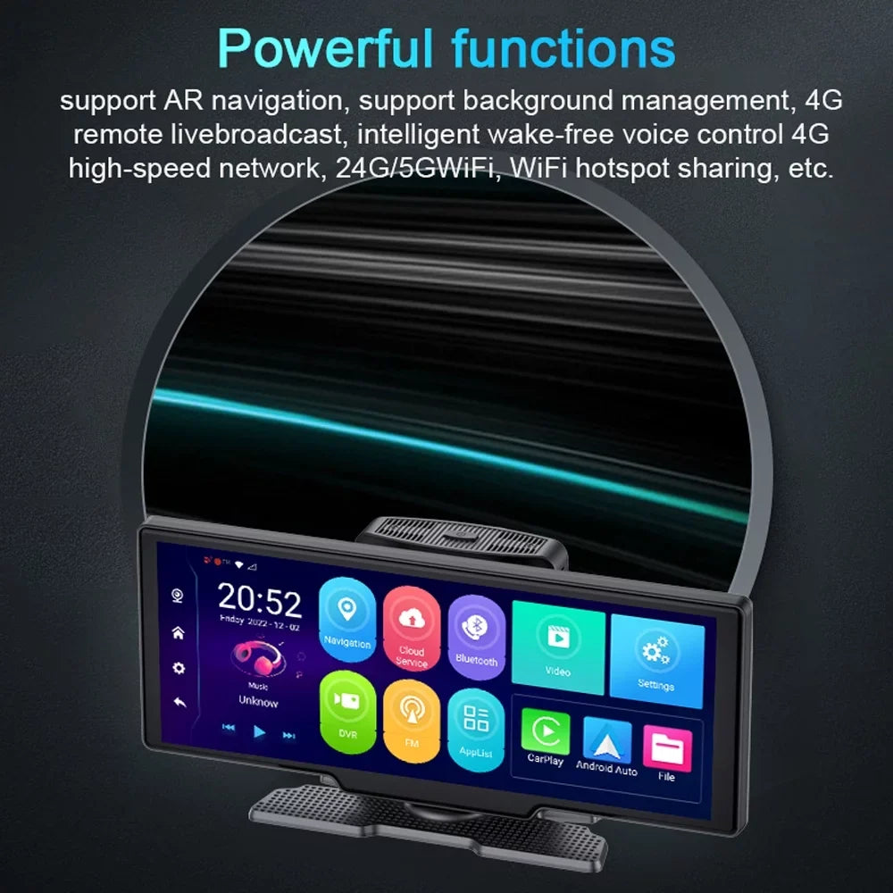 Multi-language Gecheer Wide 10.26in Viewing System 170 Degree Angle Video DVR Recorder Global Dual Car Auto Lens Recorder Car Cam Car Navigation Positioning Dash Night