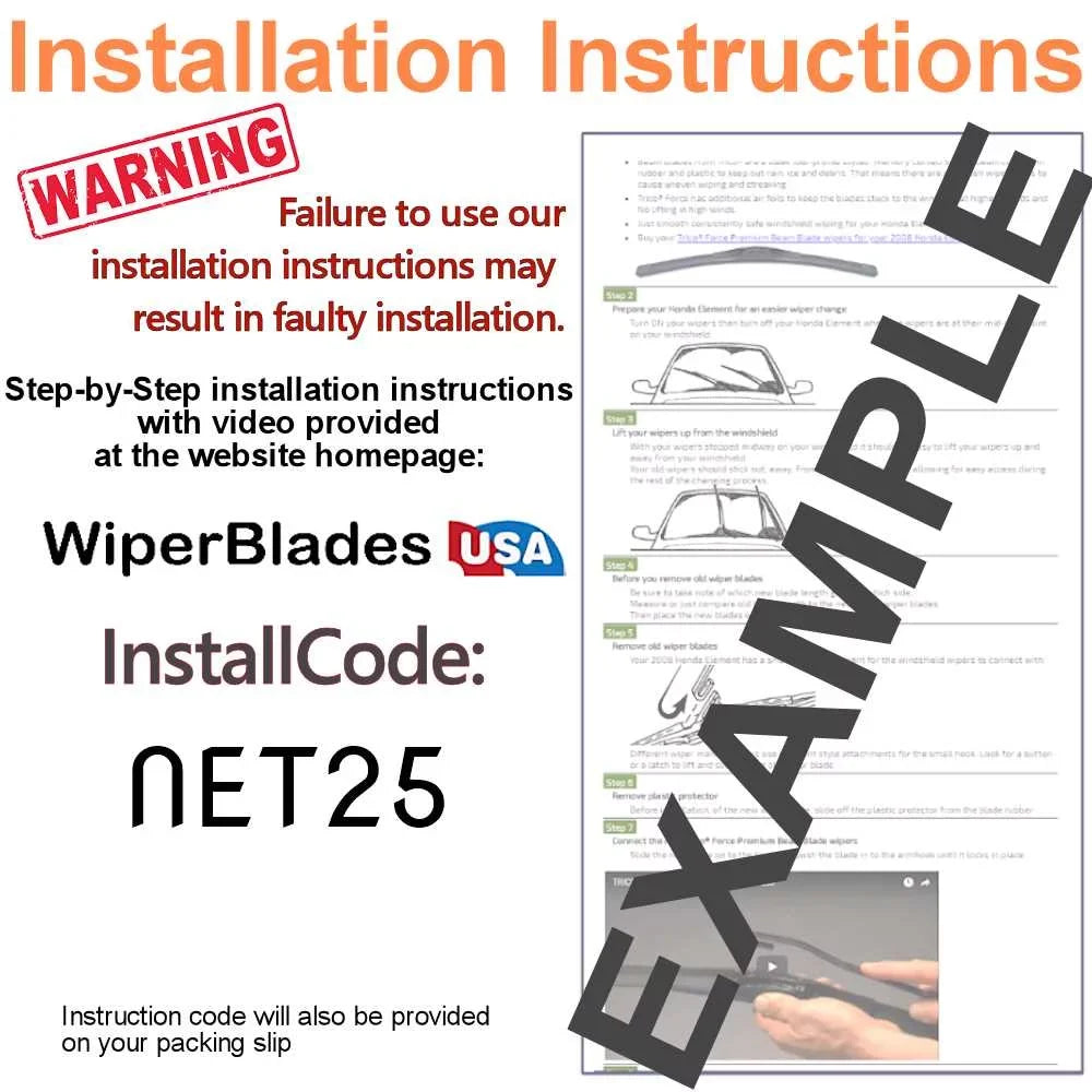 of Performance (Set w/Rear Luxury 2019 Wiper Wipers Cadillac Beam 3) XT5