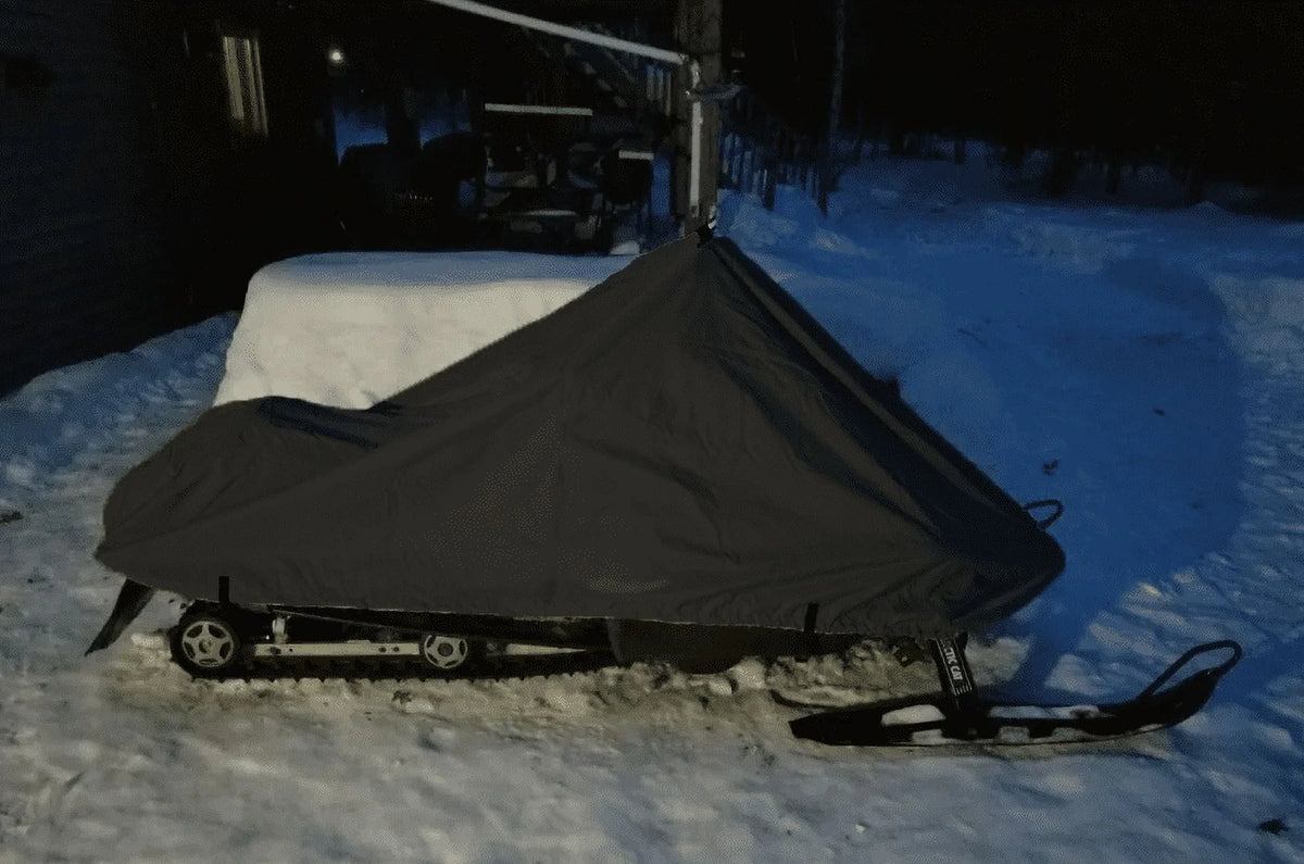 SNO the Arctic M1000 Compatible Cat Cover for Storage PRO Black. Snowmobile Sled. Model All 153 2007-2009 Denier Snowmachine 200