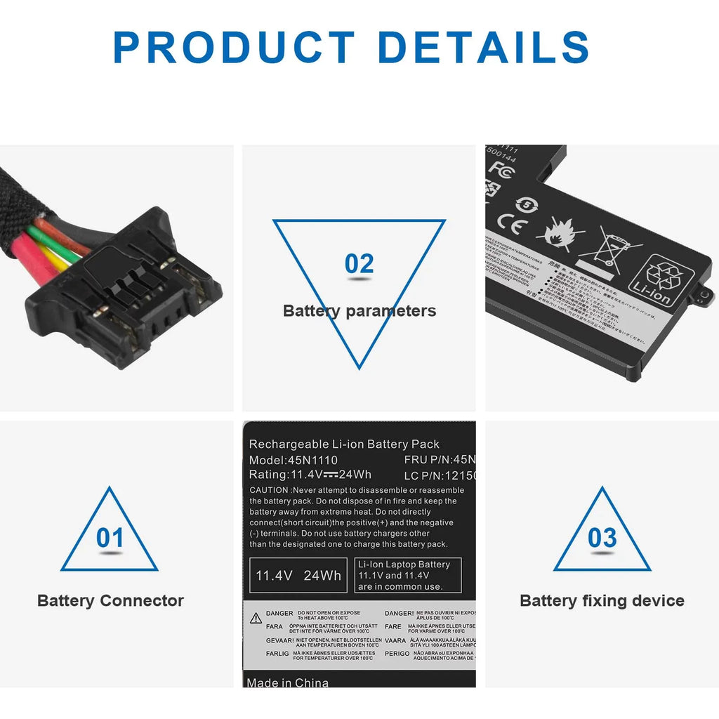 45N1108 Lenovo For ThinkPad Battery T460 T450S