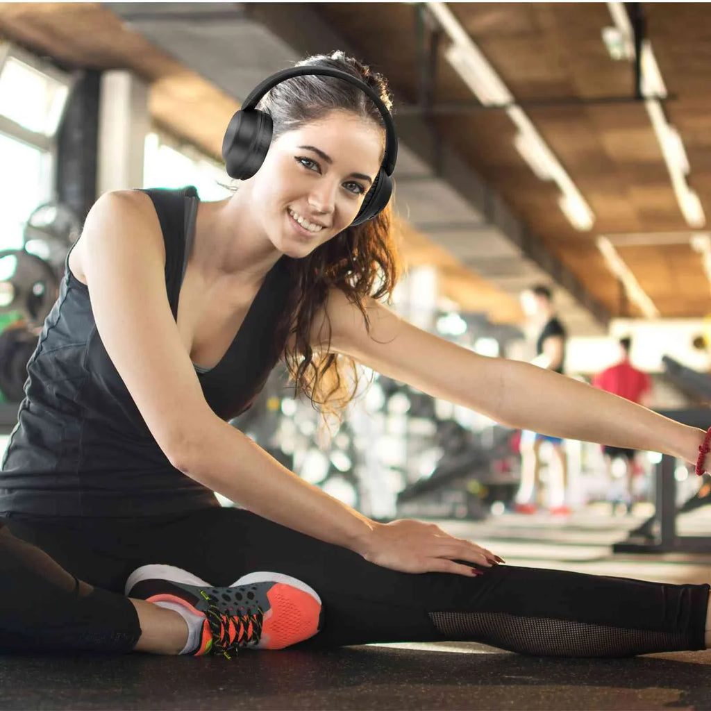 200H Bluetooth for A32 HD Wireless Workout Standby, SE/Poco Poco C65/Redmi Over-Ear Pro Note Xiaomi - with -Black 5G/Redmi Mic Sound Pad 12R - 5G, Headphones Playtime, 20H M6 & UrbanX Travel 12