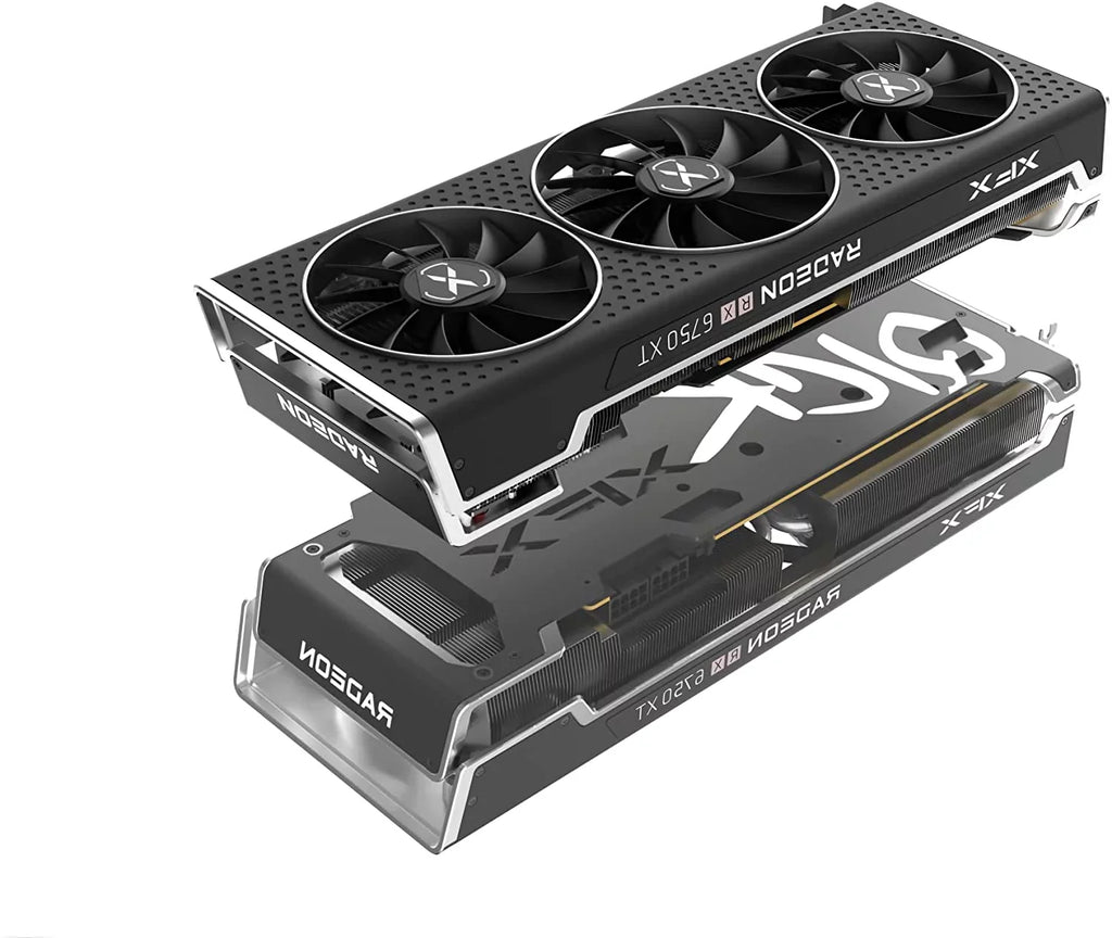 XFX Graphics RX HDMI RX-675XYJFDP 3xDP, RDNA CORE 6750XT 2 GDDR6 Speedster Gaming AMD 12GB with QICK319 Radeon Card