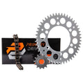 Rear YAMAHA Primary YZ125X O-Ring Chain 2020-2022 Sprocket Drive For & Alloy Kit Silver
