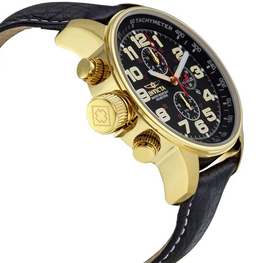 3330 Leather Chronograph I-Force Invicta Watch